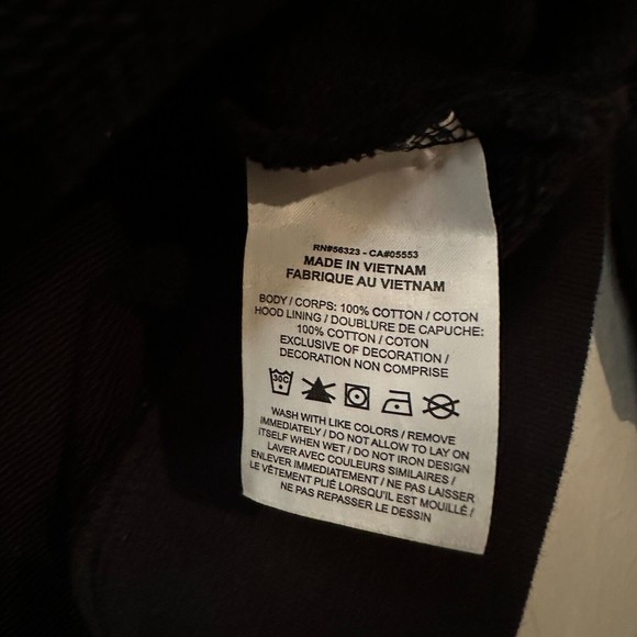 Nike Men's Air Jordan Pullover Cotton Hoodie Sportswear Black Size Large Sport - Picture 5 of 12